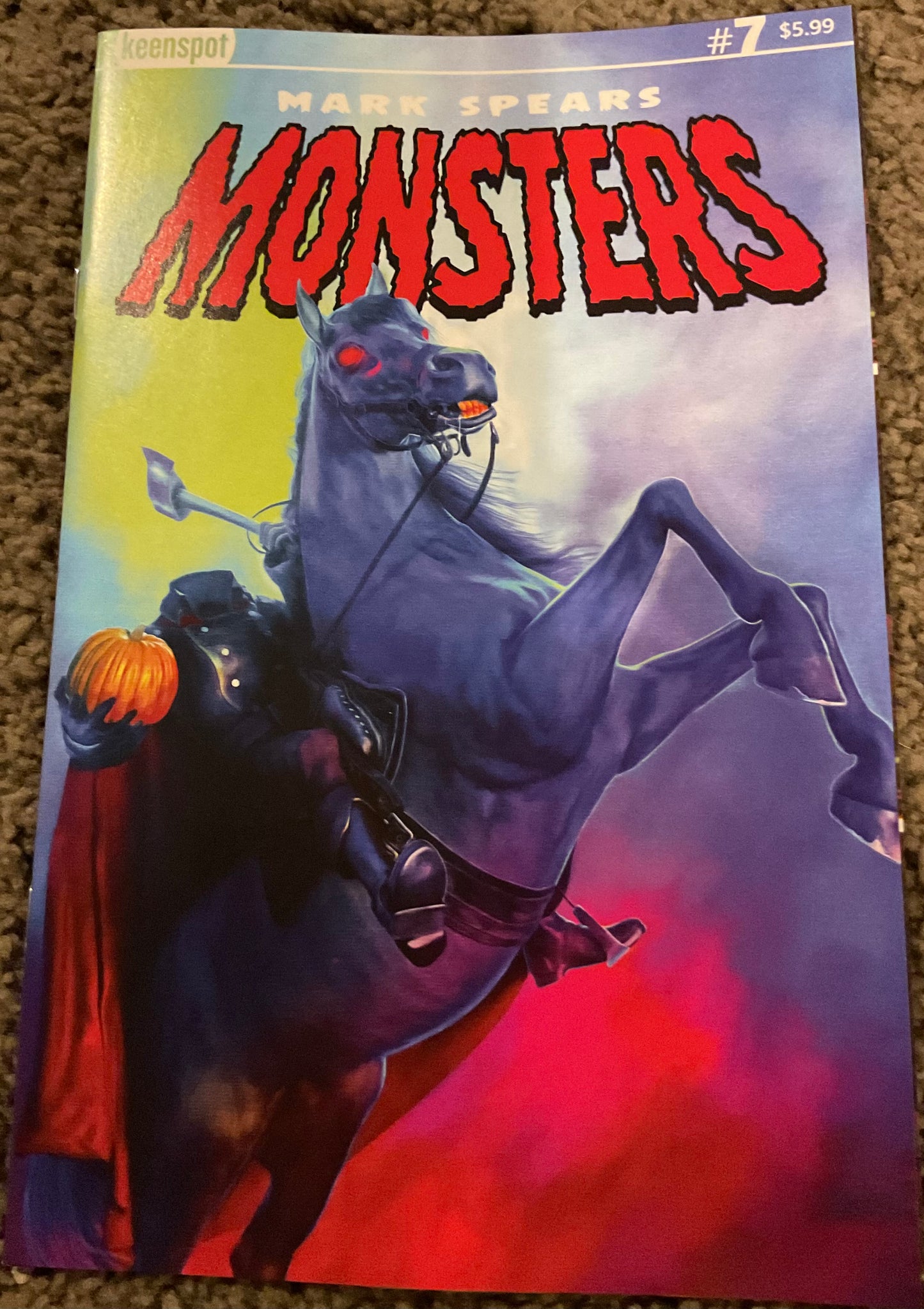 Mark Spears Monsters #7 Cover A Headless Horseman
