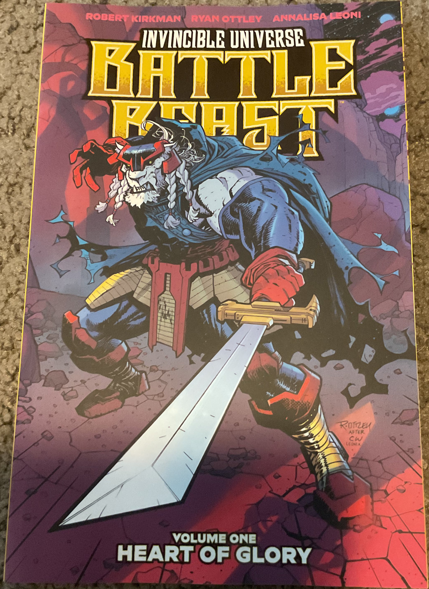 INVINCIBLE UNIVERSE: BATTLE BEAST TP VOL. 1 (RYAN OTTLEY DIRECT MARKET) ~ IMAGE