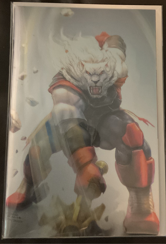 Battle Beast #1 Tiago Da Silva Virgin Variant Foil
