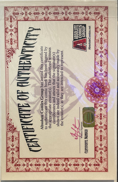 White Widow #7 2x Signed!,