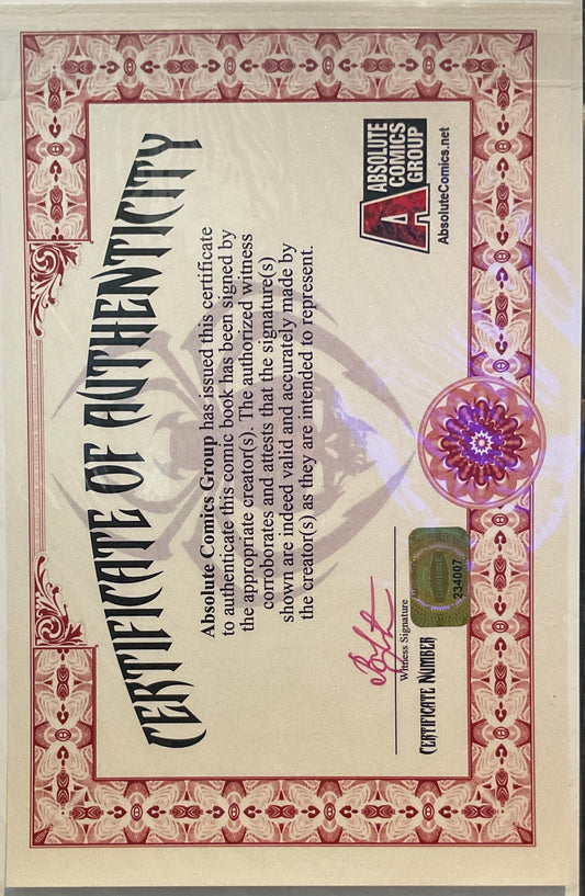 White Widow #7 2x Signed!,