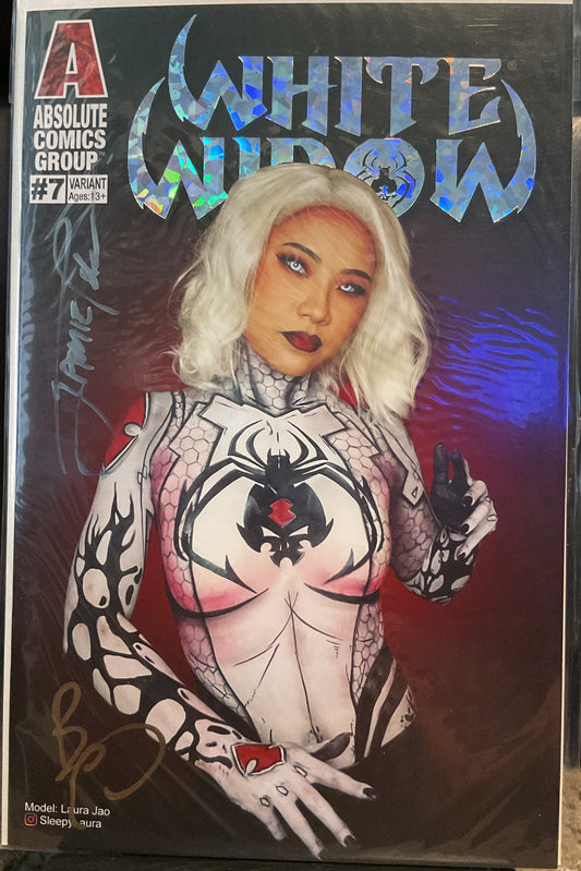 White Widow #7 2x Signed!,