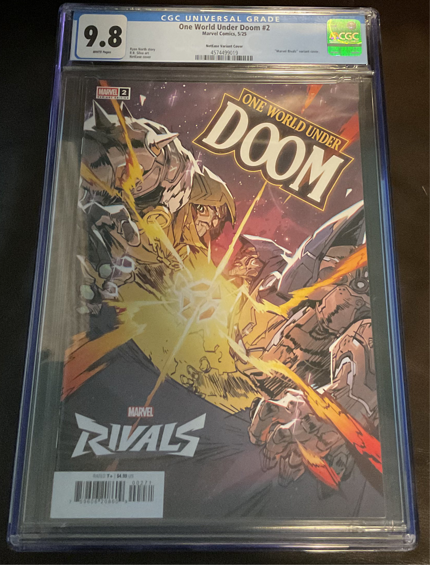 2025 Marvel One World Under Doom #2 Rivals NetEase Variant Cover CGC Graded 9.8