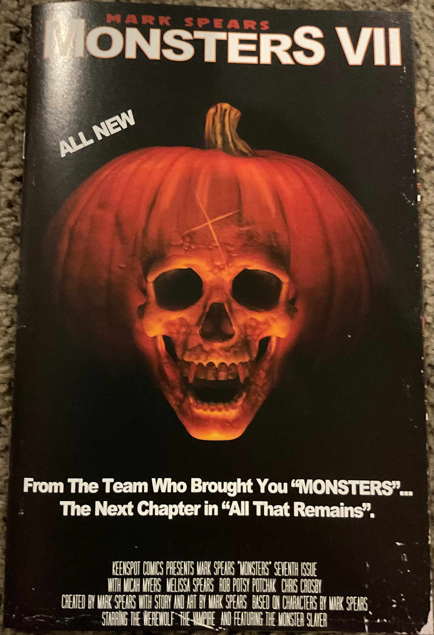 Mark Spears Monsters #7 Cover C Halloween II Homage