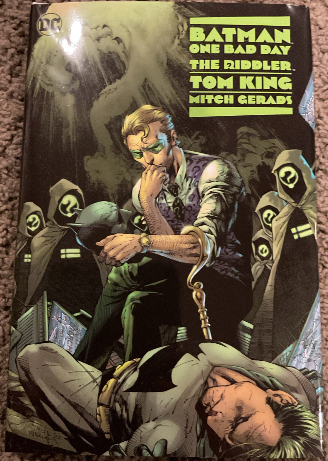 Batman One Bad Day the Riddler HC 1B-1ST NM 2024 Stock Image