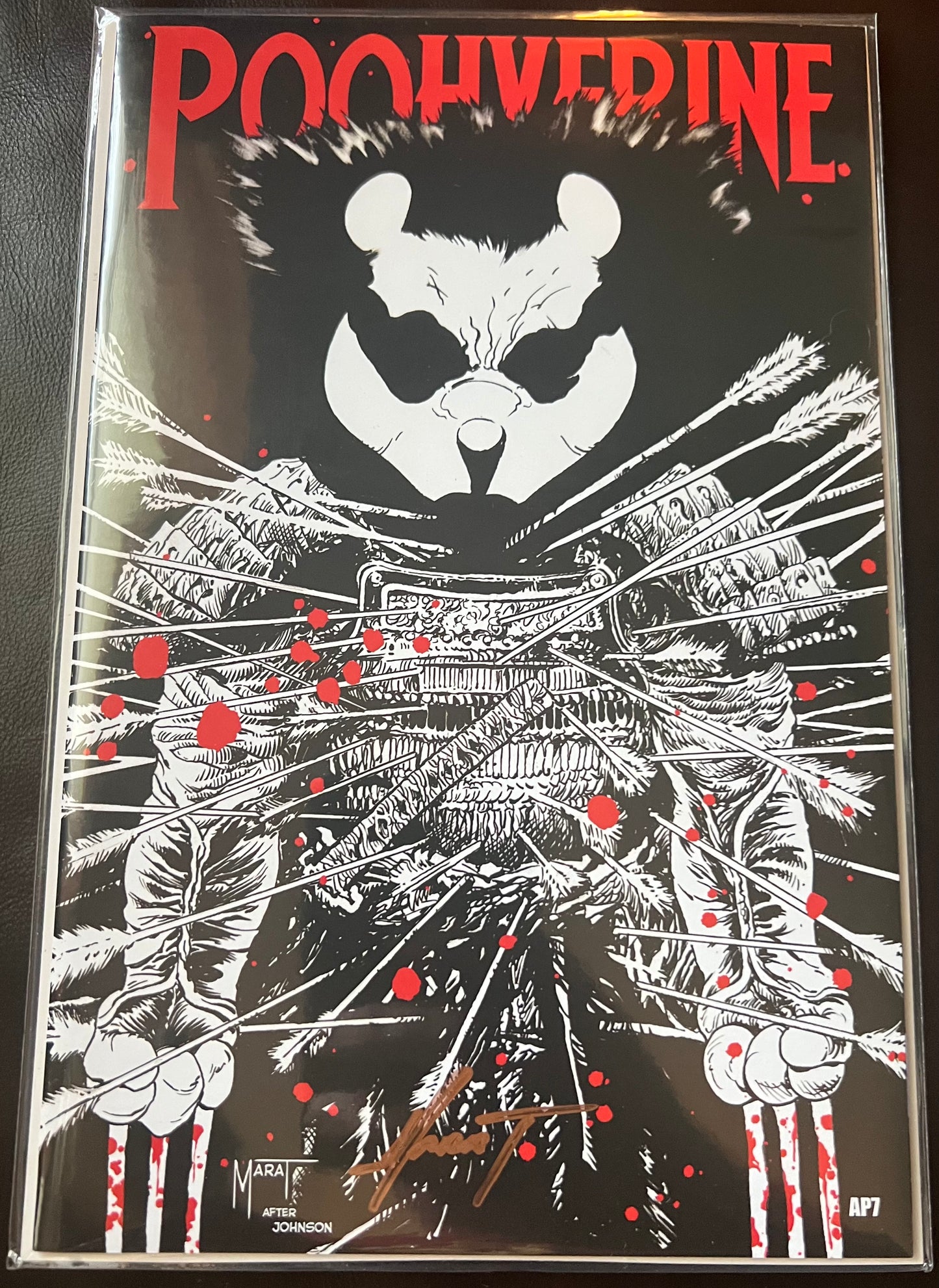 Do You Pooh Poohverine Daniel Warren Johnson homage Wolverine #8 Signed MaratAP7