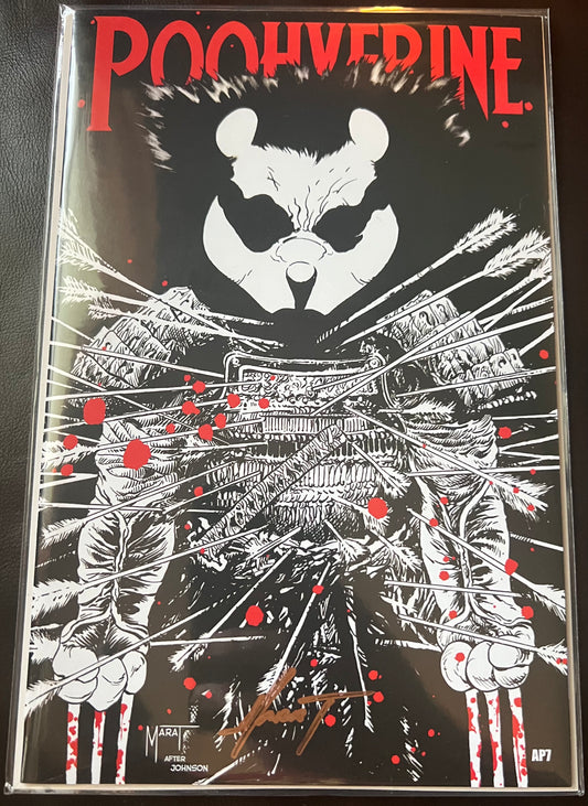 Do You Pooh Poohverine Daniel Warren Johnson homage Wolverine #8 Signed MaratAP7