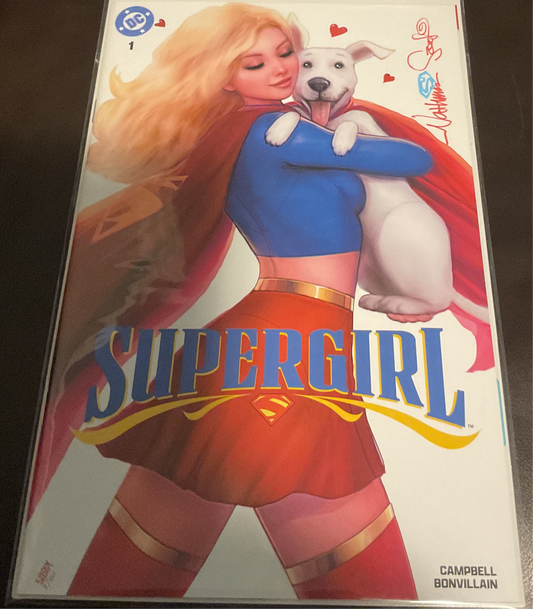 Supergirl #1 2025 DC Comics 1st Print Signed Nathan Szerdy Variant COA