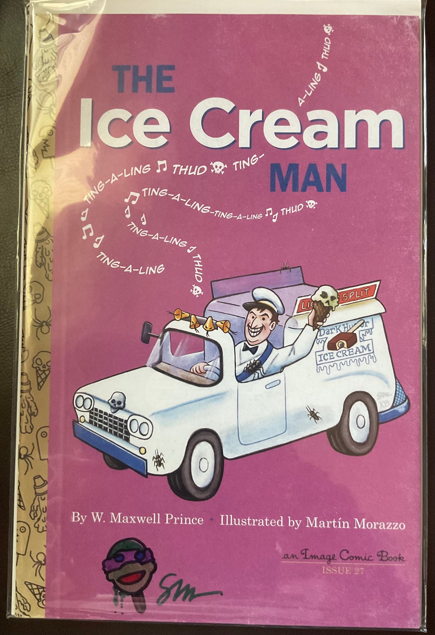 Ice Cream Man #27 Comic Book  Image Comics Signed & Remarked By Scott McFarland