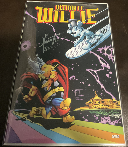 ULTIMATE WILLIE PART 1: WILLIE'S REVENGE Ltd To 100 Signed  By Marat /COA  5/100