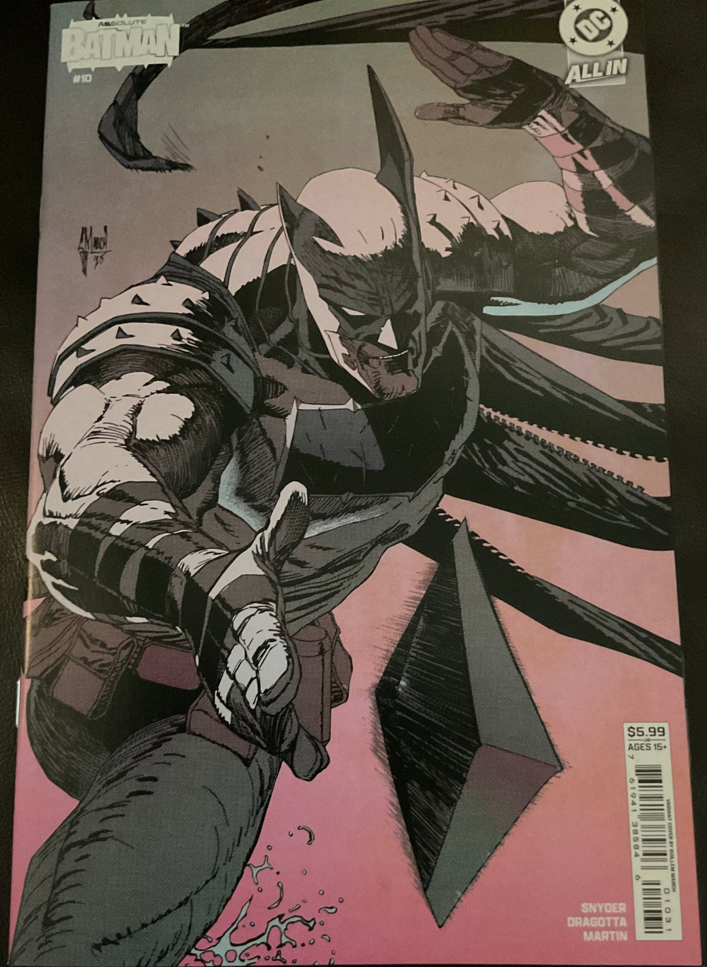 Absolute Batman #10 Guillem March Cardstock Variant Cover C