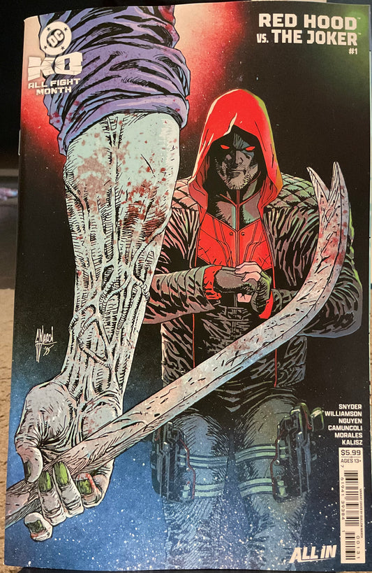 Dc K.O. Red Hood Vs Joker #1 (One Shot) Cvr D Guillem March Card Stock Var