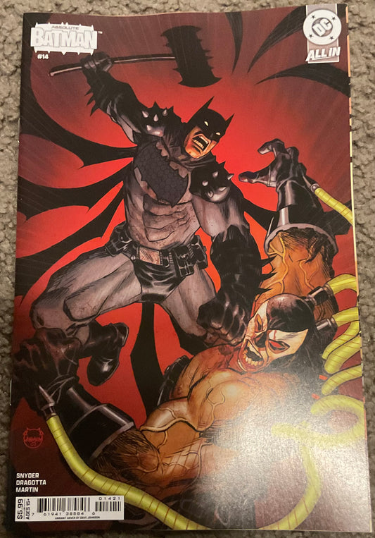 Absolute Batman #14 CVR B Dave Johnson Card Stock Variant 11/26 DC Comics