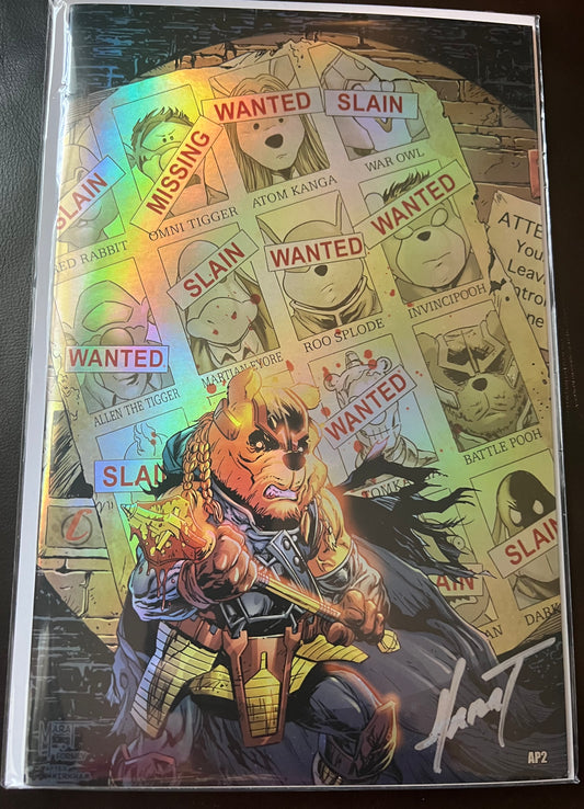 Do You Pooh | Battle Pooh Rabbit Amazing Con Exclusive AP2 Foil Signed With COA!