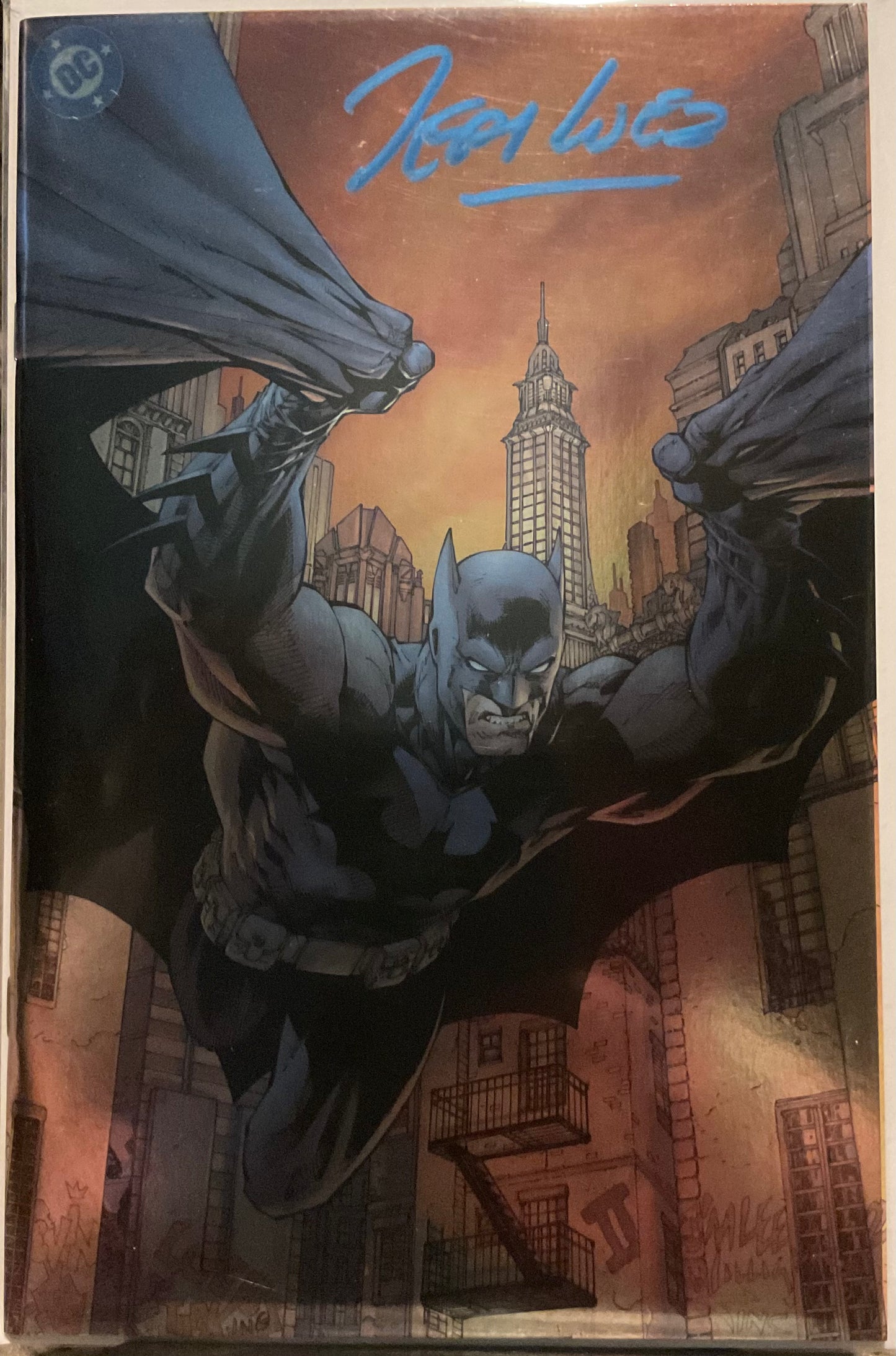 Batman #158 Foil Variant Signed by Jeph Loeb w/ COA