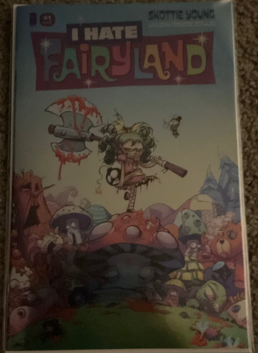 I HATE FAIRYLAND #1 Facsimile Cvr B Foil Image Comics 2025 By Skottie Young