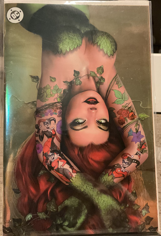 🔥 Harley Quinn #50 NATHAN SZERDY 616 Virgin GOLD FOIL Tattoo Variant D LTD 1000