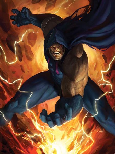 DC K.O. #4 (OF 5) CVR F AARON BARTLING DARKSEID CARD STOCK VAR Estimated Release: 02/11/2026
