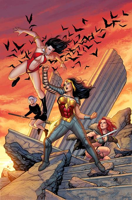 DC K.O. BOSS BATTLE #1 (ONE SHOT) CVR D FRANK CHO CARD STOCK VAR Estimated Release: 02/04/2026